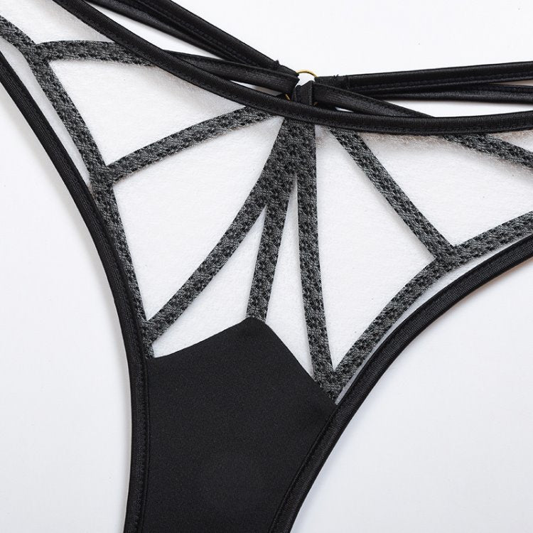 Womens Mesh Underwear Sexy Two-pie