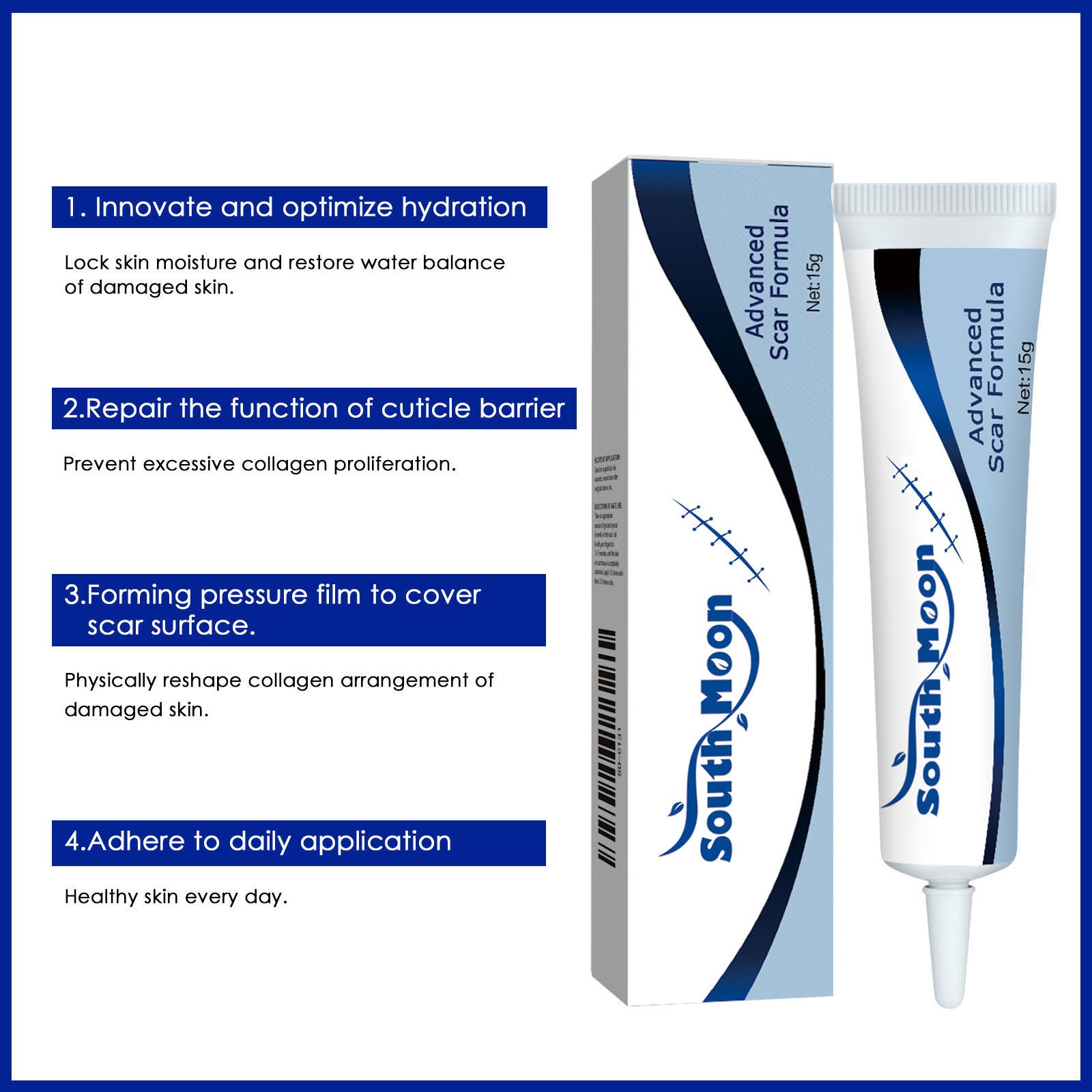 Skin Care Gel Skin Concave And Convex Wound