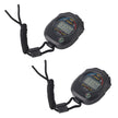 2 PCS Multifunctional Handheld Digital LCD Stopwatch Timer for Sports/Running/Racing/Swimming