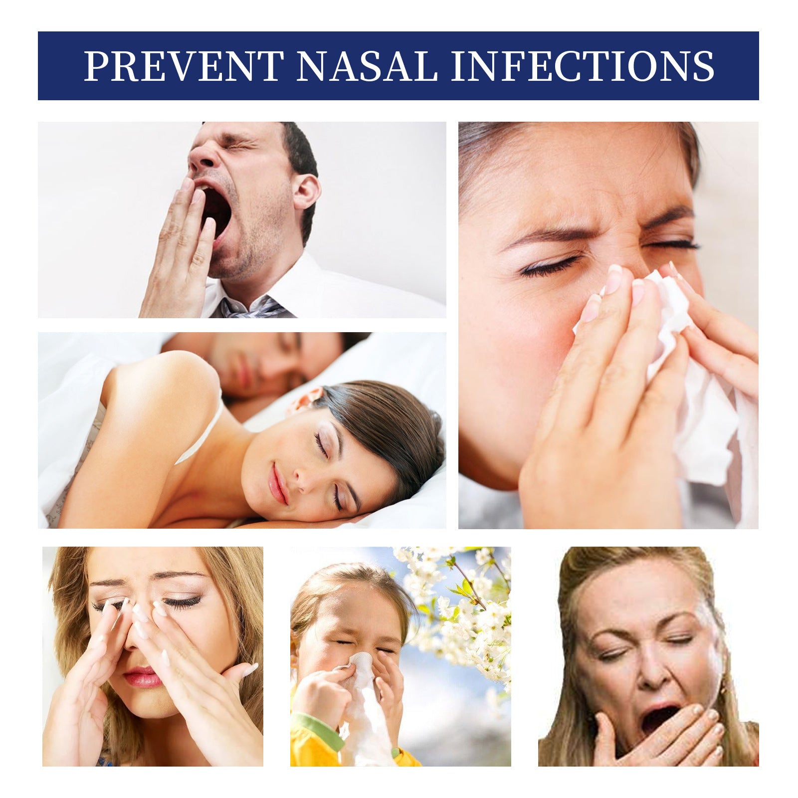 Nasal Itching Nasal Congestion Runny Nose Cleaning Nasal Comfort Ventilation Spray