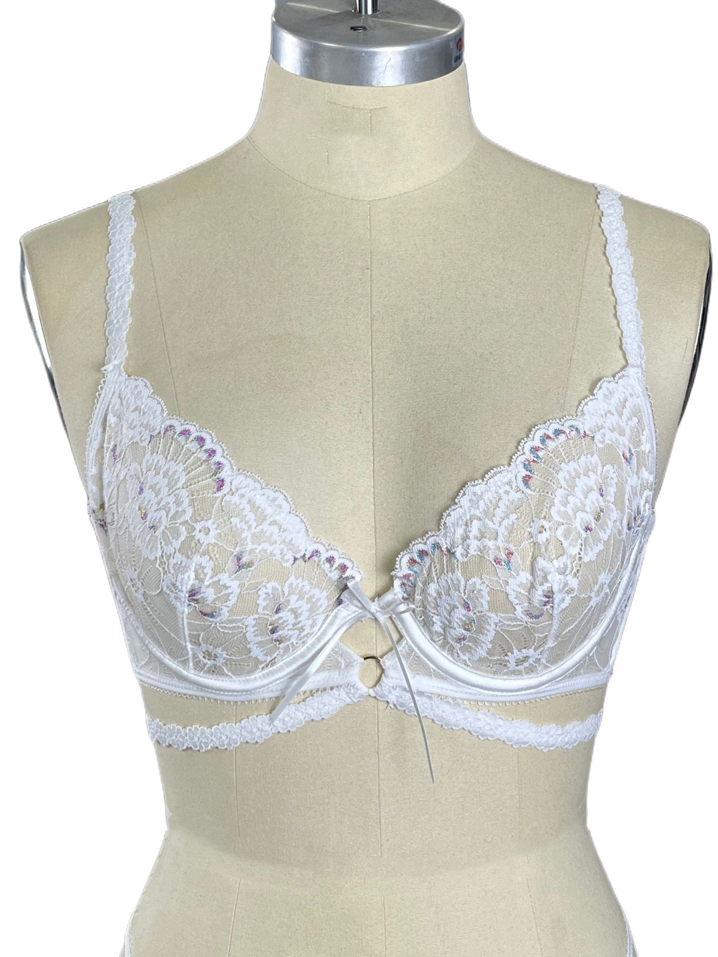 Lace Underwear Ultra-thin Embroidery Set