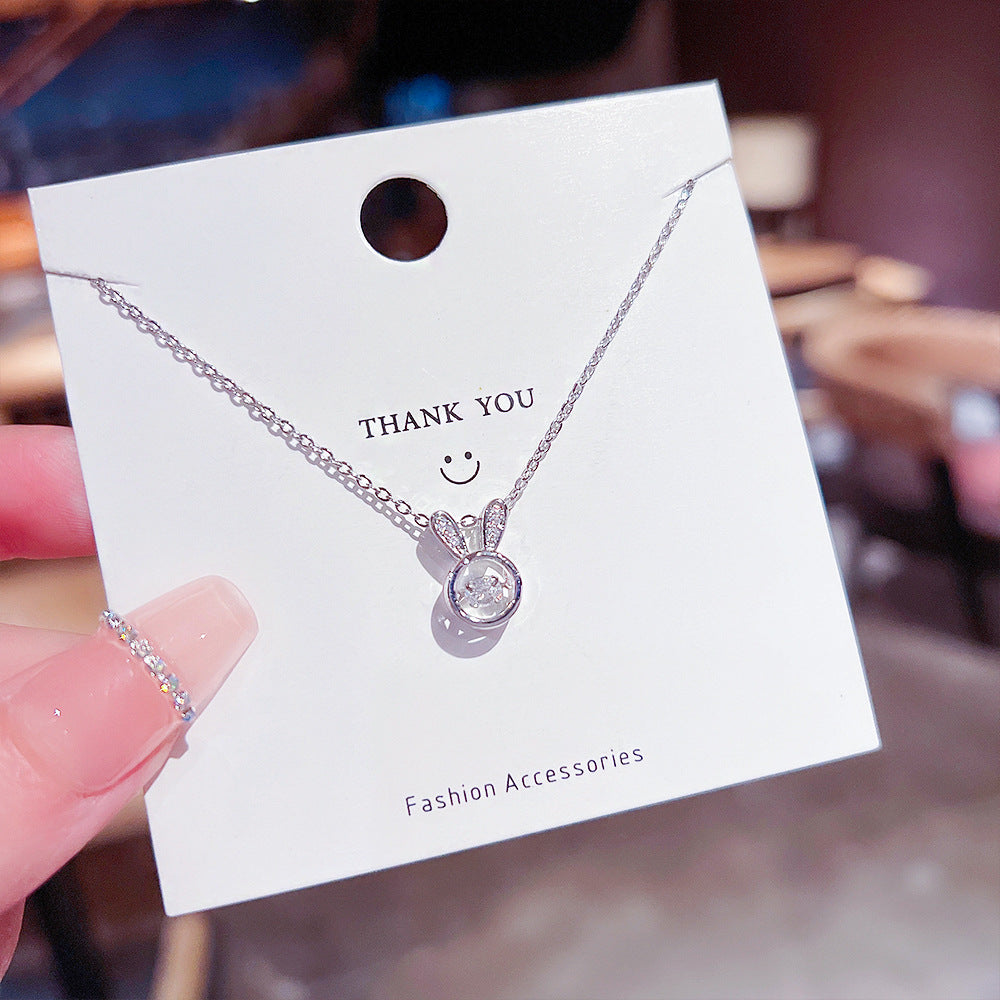Bunny Necklace Simple All-match Titanium Steel Clavicle Chain