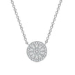 European And American Hip Hop Style Inlaid Zircon Two-color Electroplating Classic Round Necklace