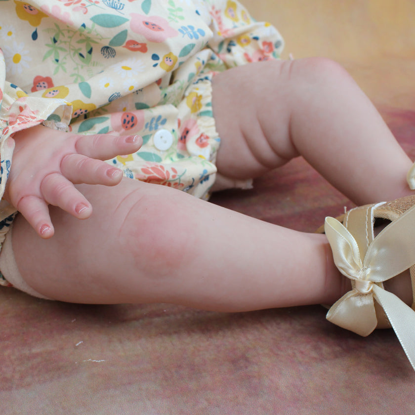 Reborn Baby Soft Rubber Cloth Body Doll