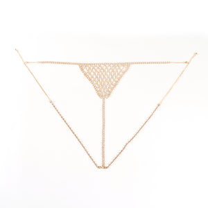 Personalized Beach Party Sexy Bikini Rhinestone Underwear Body Chains Women