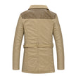 Men's Fashion Fastener Decoration Long Cotton Trench Coat