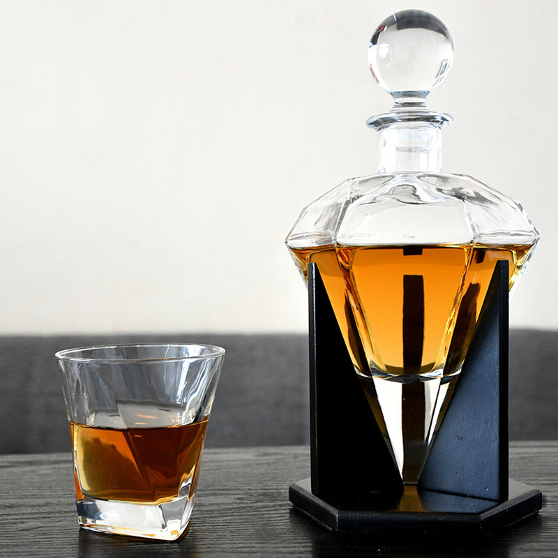 Crystal Glass Whiskey Imported Wine Bottle Decoration