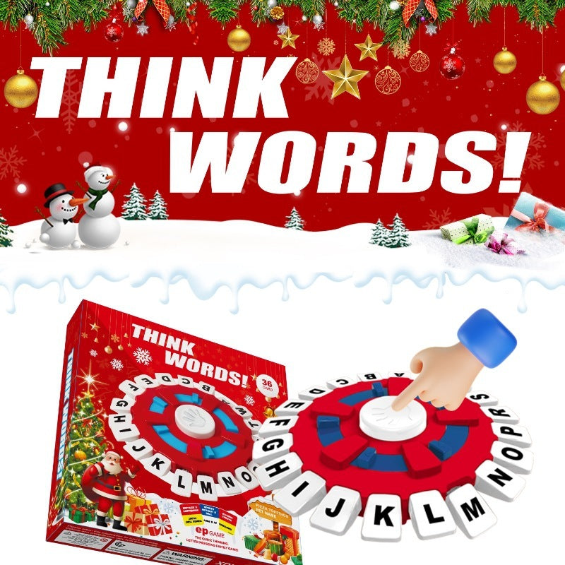 Alphabet Game Board Fast-paced Family Game Toys