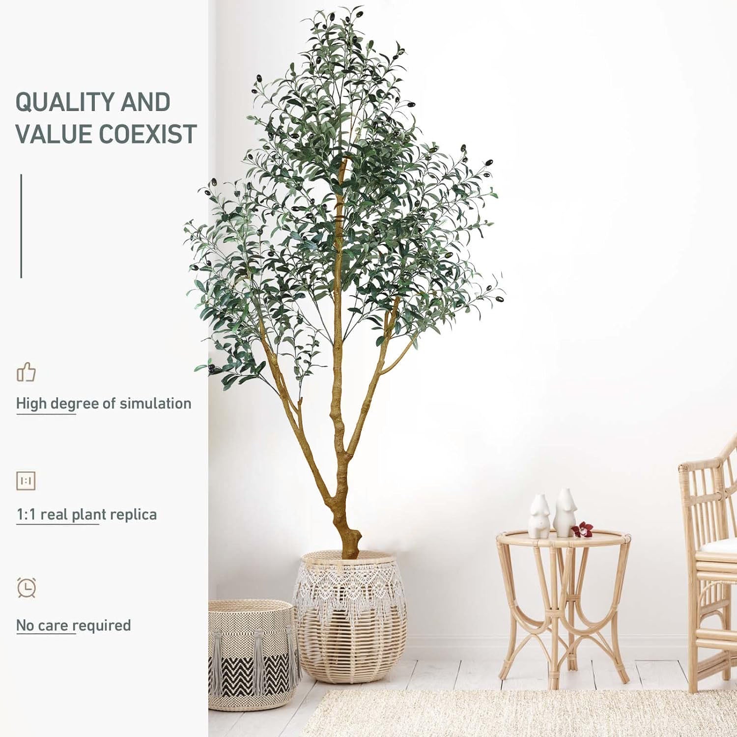 Artificial Olive Tree 74.8 Inches