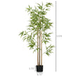 6ft Artificial Tree, Indoor Fake Bamboo with Pot, for Home Office Living Room Decor