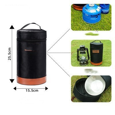 Large Capacity Cylindrical Storage Bag For Outdoor Camping Portability