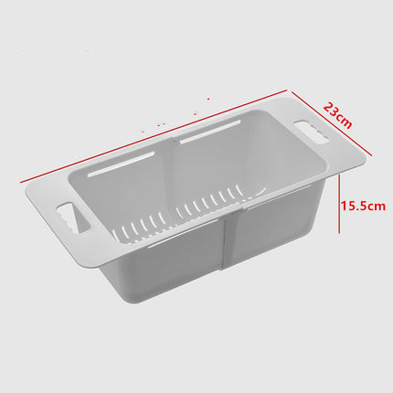 Kitchen Sink Drain Retractable Storage Rack