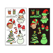 Children's Christmas Luminous Tattoo Face Pasters