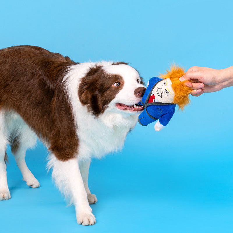 Trump dog molar toy