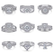 925 Sterling Silver Ring For Women Combination Sets