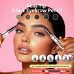 Distinct Look Sweat-proof Long Lasting Fadeless Two-fork Eyebrow Pencil