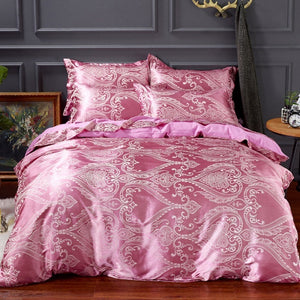 Four-Piece Cotton Satin Jacquard Quilt Cover Bedding