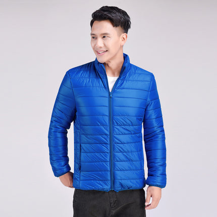 Men's coat stand collar cotton coat