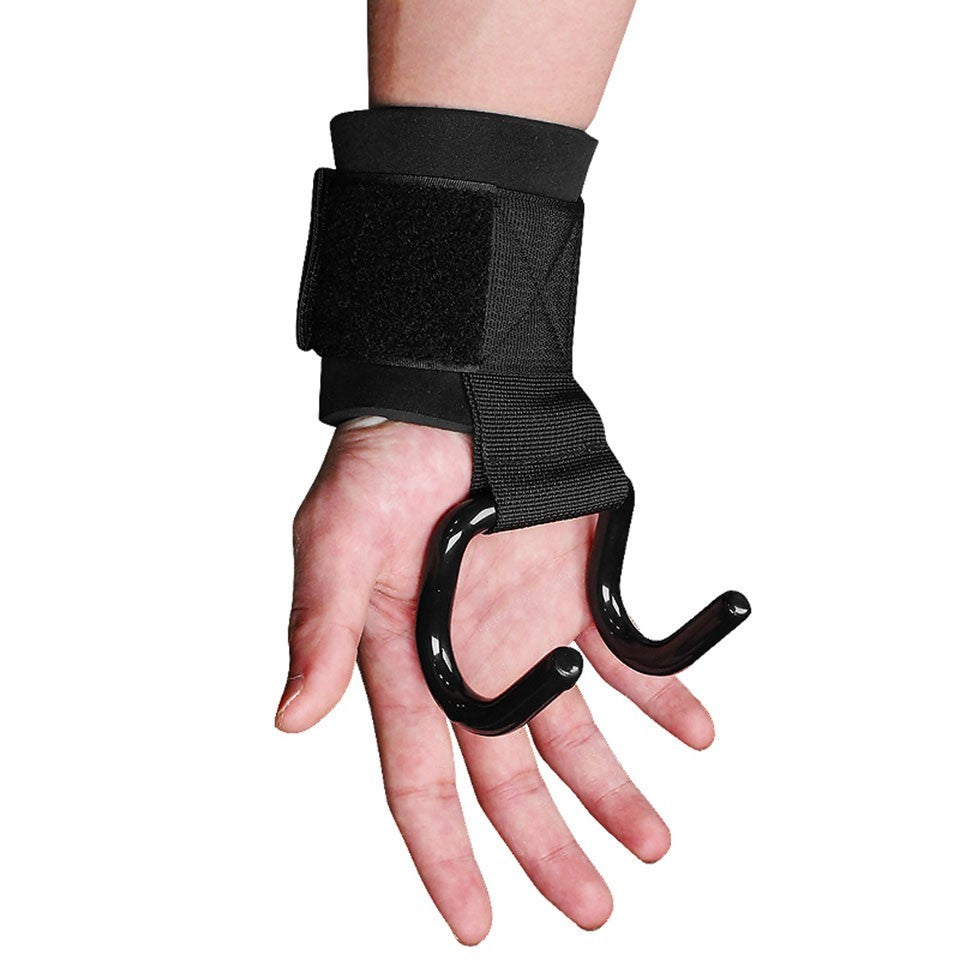 Pull-up strength training auxiliary glove hook