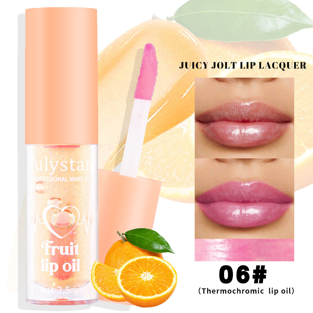 20 Colors Fruit Lip Lacquer Water Light Transparent Moisturizing