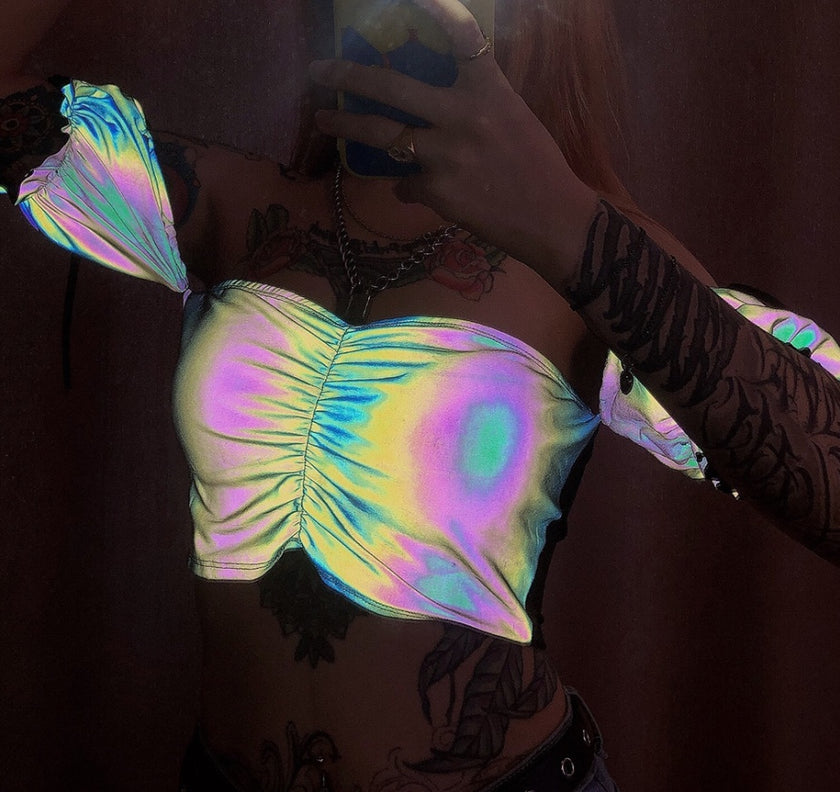 Color reflective low chest wrapped chest