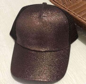 Casual Sunshade Duck Tongue Net Hat Ladies Ponytail