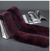Fur long scarf