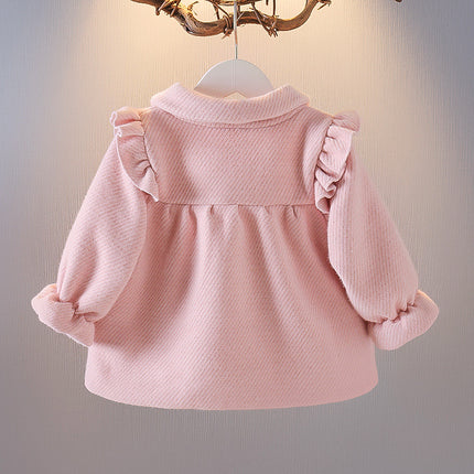 Baby cute plus velvet coat