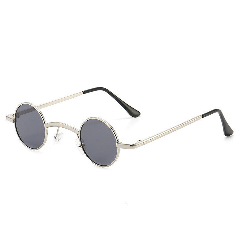Men And Women Fashion Retro Small Round Frame Sunglasses