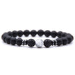Weathered stone female energy yoga bracelet
