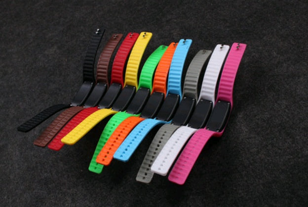 Led touch screen bracelet watch student men and women couples table luminous fashion sports smart watch