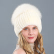 Korean Style Knitted Earmuffs Straw Hat Women
