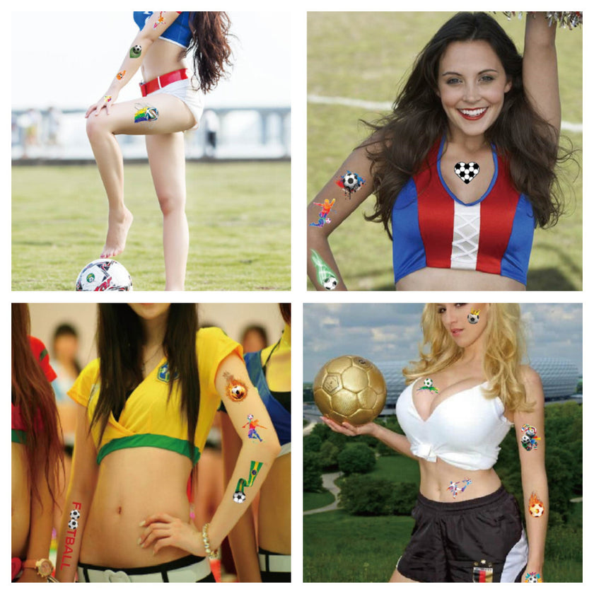 New Children's Tattoo Stickers Pass Football