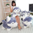 Factory direct wholesale plush toy dog new husky simulation Large Pillow
