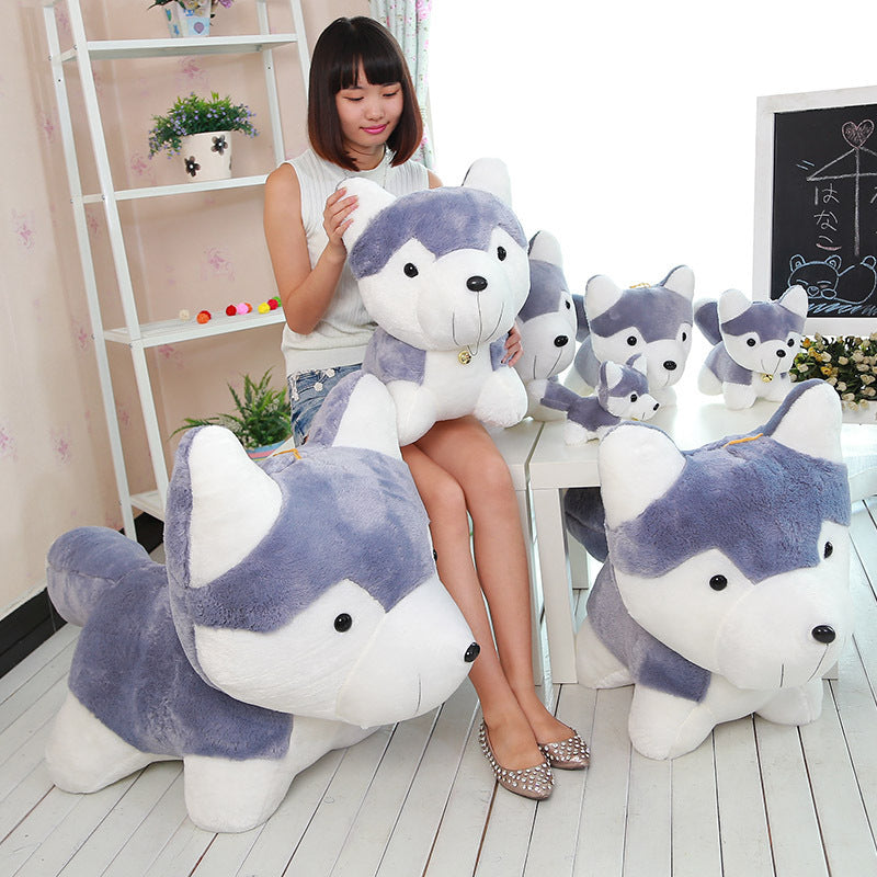 Factory direct wholesale plush toy dog new husky simulation Large Pillow