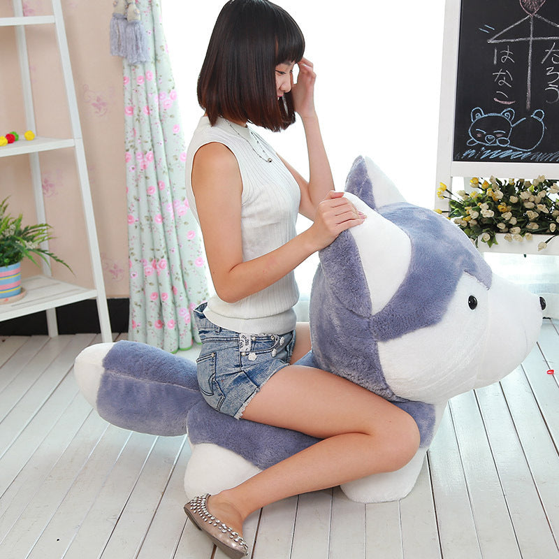 Factory direct wholesale plush toy dog new husky simulation Large Pillow