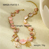 Beach Style Shell Coral Titanium Steel Clavicle Chain