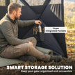 Camping Hunting Blind, 3-Panel Blind See Through for Hunting Camping 176
