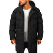 Casual Warm Hooded Long Snow Wear Jacket Coat Men Outwear