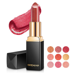 Pearlescent color change temperature change lipstick