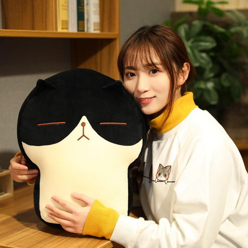 Cartoon toast cat plush toy