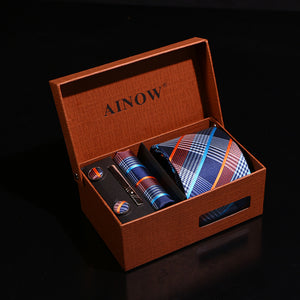Business Wedding Gift Box 6-piece Men's Tie Set