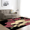 Skull head living room carpet