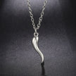 Stylish Graceful Simple Versatile Cross Chain Pepper Pattern Women's Alloy Necklace