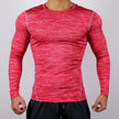 Long-sleeved fitness clothes tights basketball T-shirt