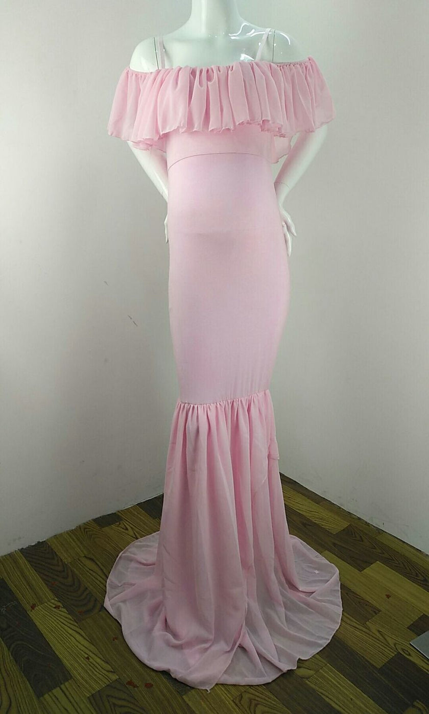 Pregnant woman lace dress