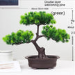 Simulation Artificial Flower Potting Decoration Plastic Tree Big Welcome Pine