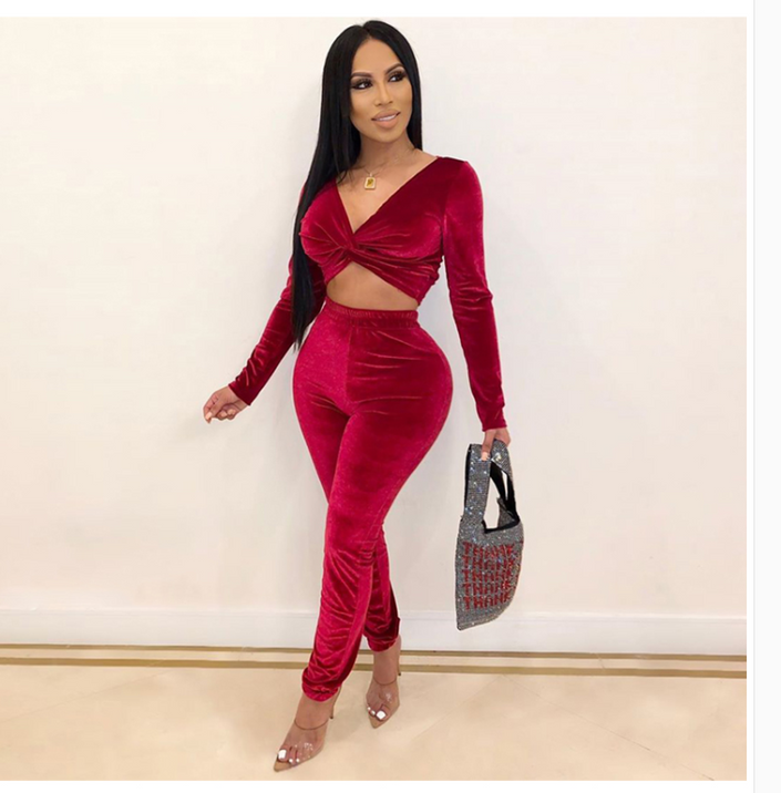 New T-shirt trousers fashion suit women