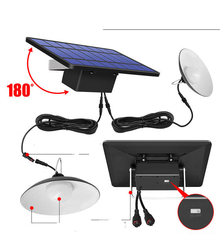 One Solar panel for one or two outdoor garden lights