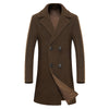 Double-breasted fur coat